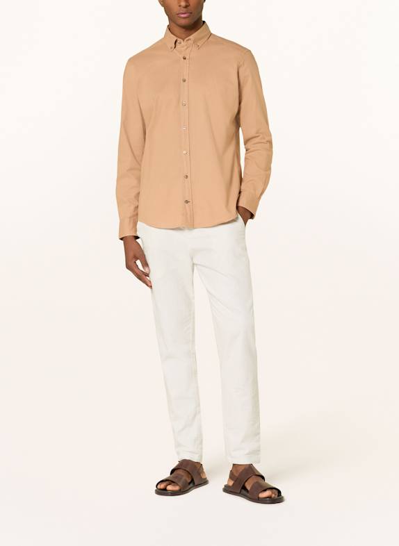 STROKESMAN'S Overhemd Regular Fit BEIGE