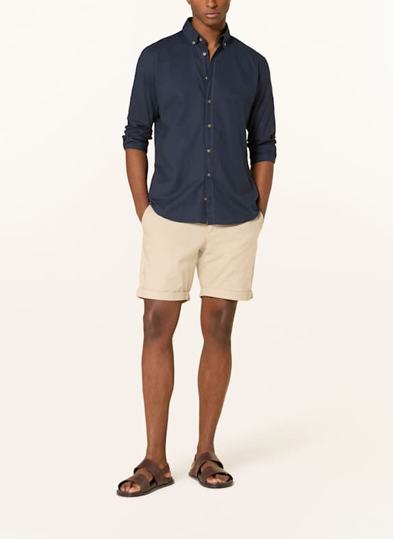 STROKESMAN'S Overhemd Regular Fit DONKERBLAUW