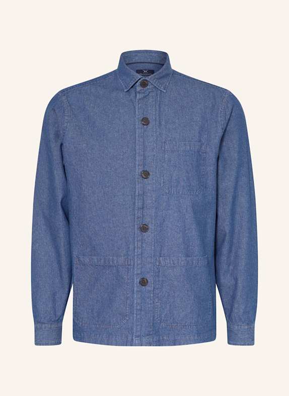 STROKESMAN'S Overshirt in denim look DARK BLUE
