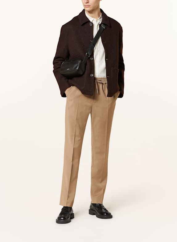SANDRO Hose NEW ALPHA im Jogging-Stil Slim Fit HELLBRAUN