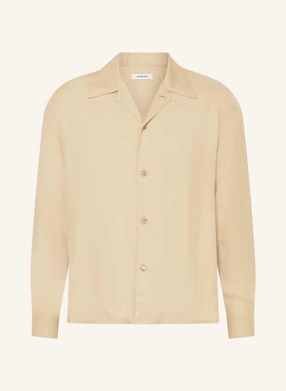 SANDRO Resorthemd Slim Fit BEIGE