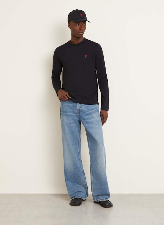 AMI PARIS Longsleeve ZWART