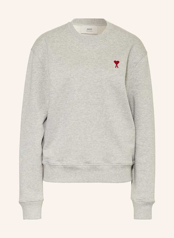 AMI PARIS Sweatshirt HELLGRAU