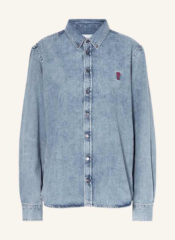 AMI PARIS Jeansbluse BLAU