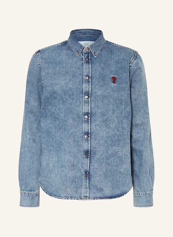 AMI PARIS Jeans-Overshirt DUNKELBLAU