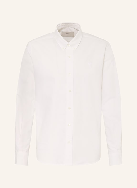 AMI PARIS Oxfordhemd Extra Slim Fit WEISS