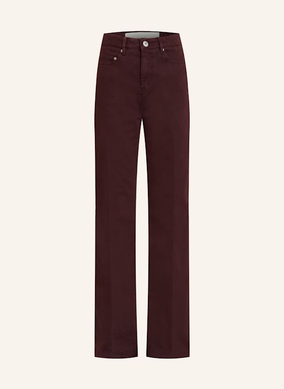 AMI PARIS Flared Jeans 633 AUBERGINE