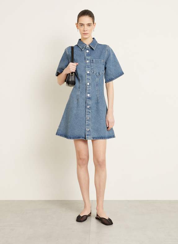 AMI PARIS Denim dress 480 used blue