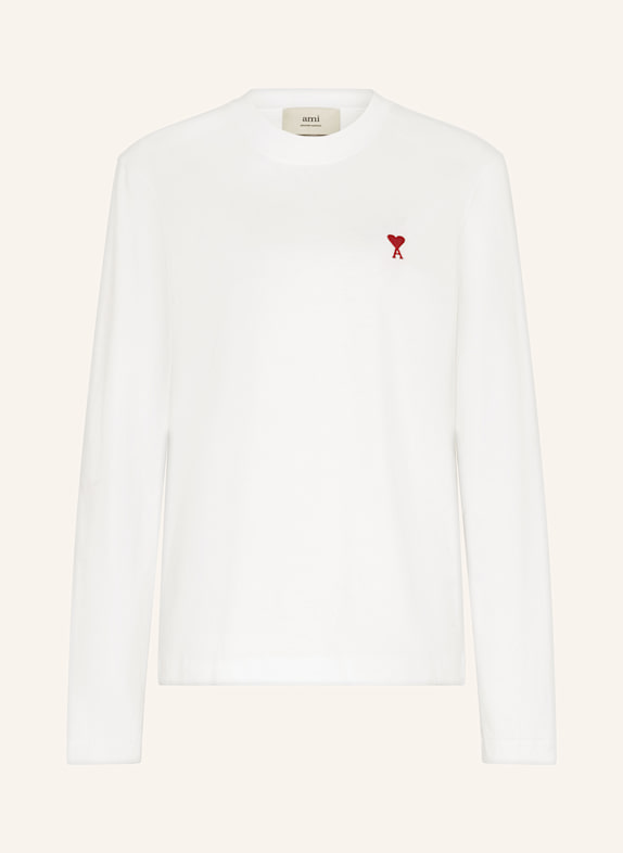 AMI PARIS Longsleeve WEISS