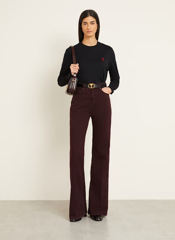 AMI PARIS Longsleeve ZWART
