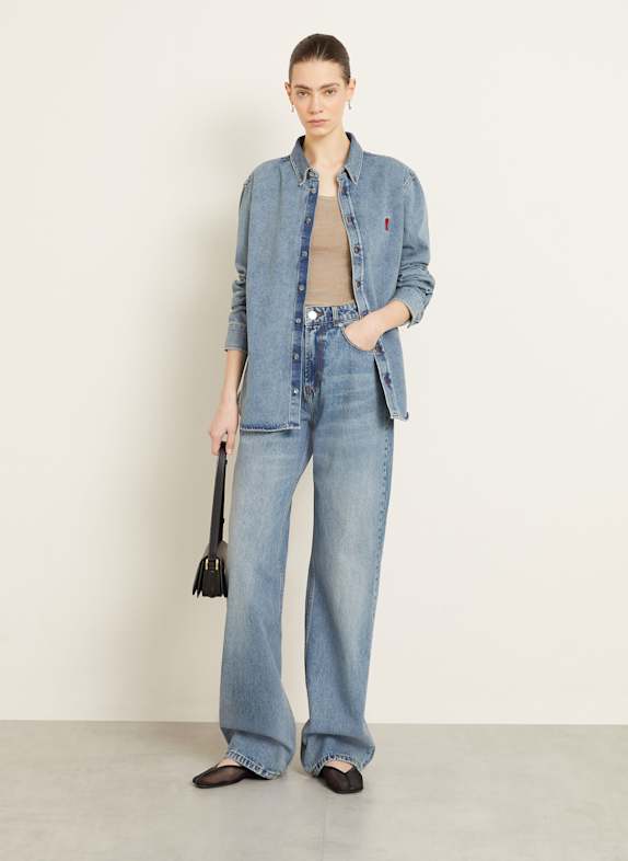 AMI PARIS Rechte jeans 480 used blue