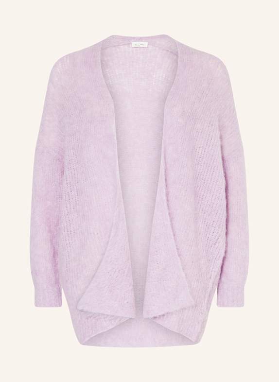 American Vintage Knit cardigan BYMI made from alpaca LIGHT PURPLE