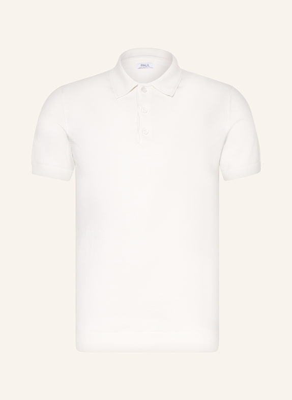PAUL Knitted polo shirt ECRU