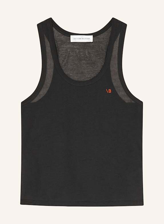 VICTORIA BECKHAM Top SCHWARZ