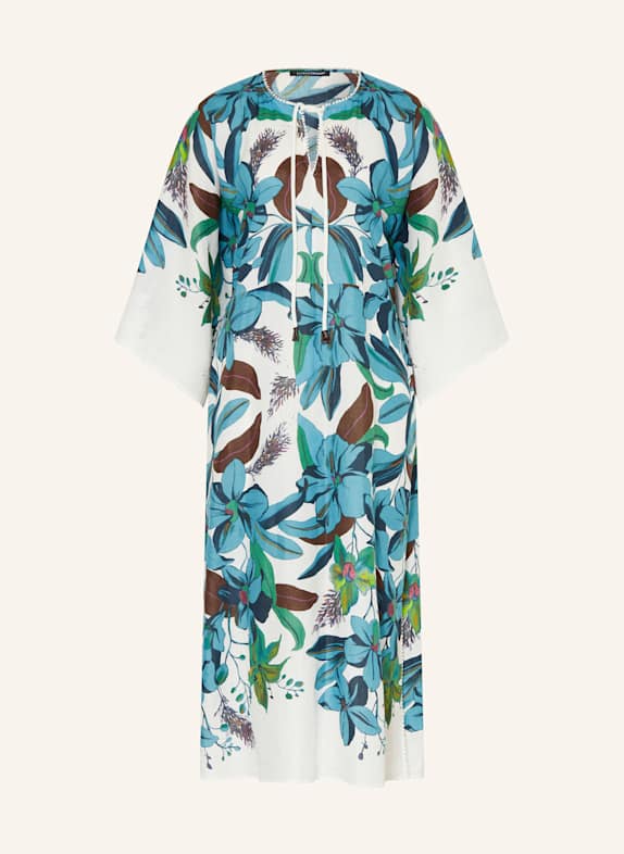 LUISA CERANO Kleid WEISS/ BLAU/ FUCHSIA