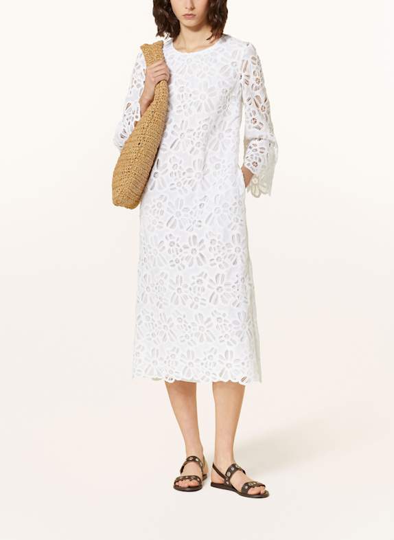 LUISA CERANO Spitzenkleid WEISS