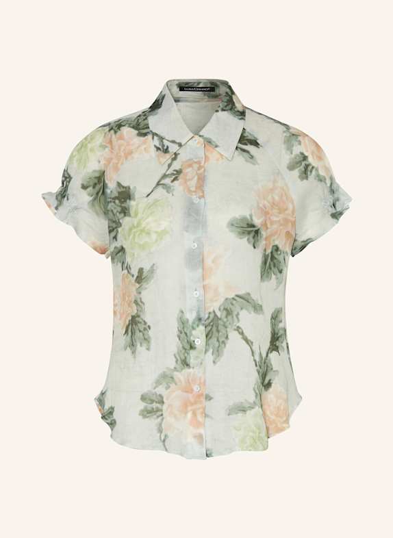 LUISA CERANO Shirt blouse LIGHT GREEN/ DARK GREEN/ ROSE