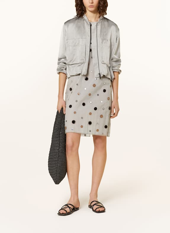 LUISA CERANO Satinblouson GRAU