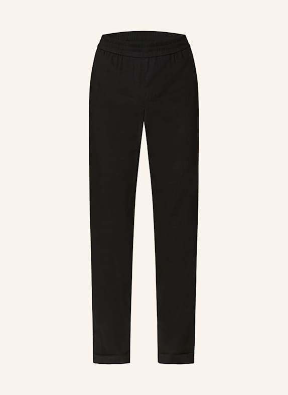 MARC CAIN Hose RHODOS mit Leinen 900 BLACK