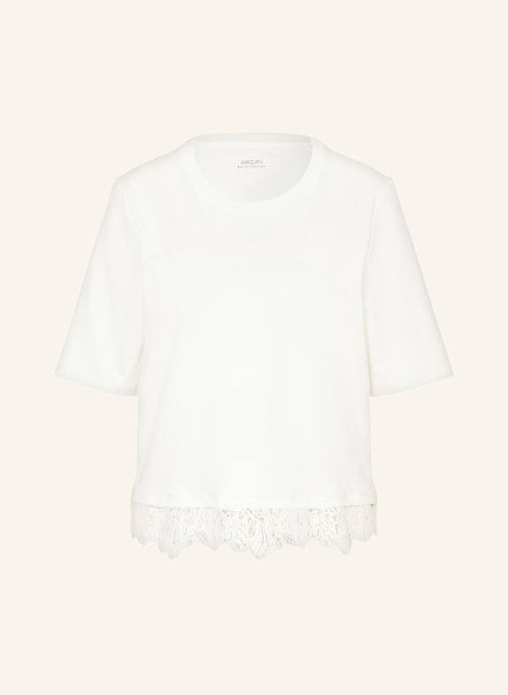 MARC CAIN T-Shirt mit Spitze 110 off
