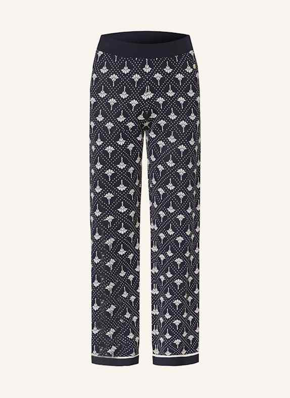 JOOP! Hose KINZA DUNKELBLAU/ WEISS