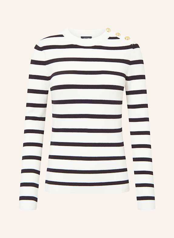JOOP! Pullover KALOTTA WEISS/ DUNKELBRAUN
