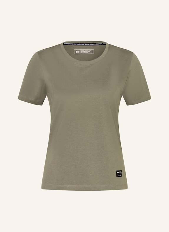 SALEWA T-shirt EAGLE KHAKI