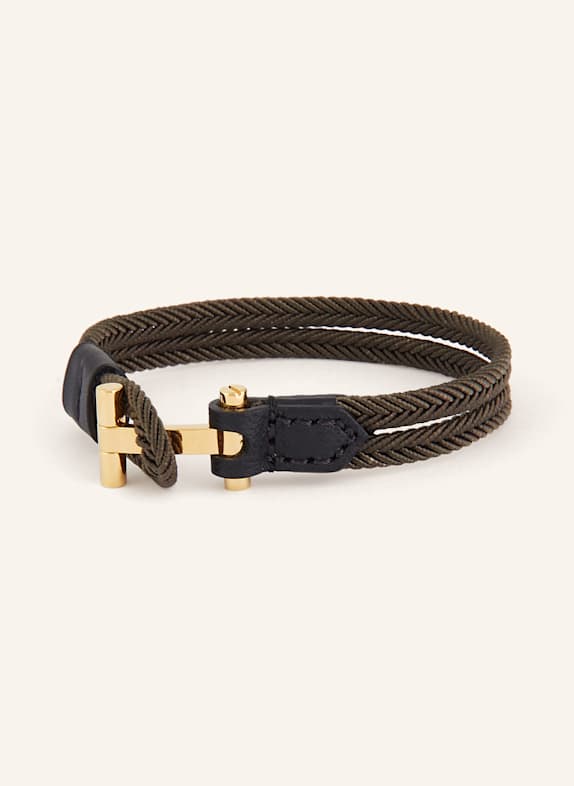 TOM FORD Armband OLIV/ GOLD