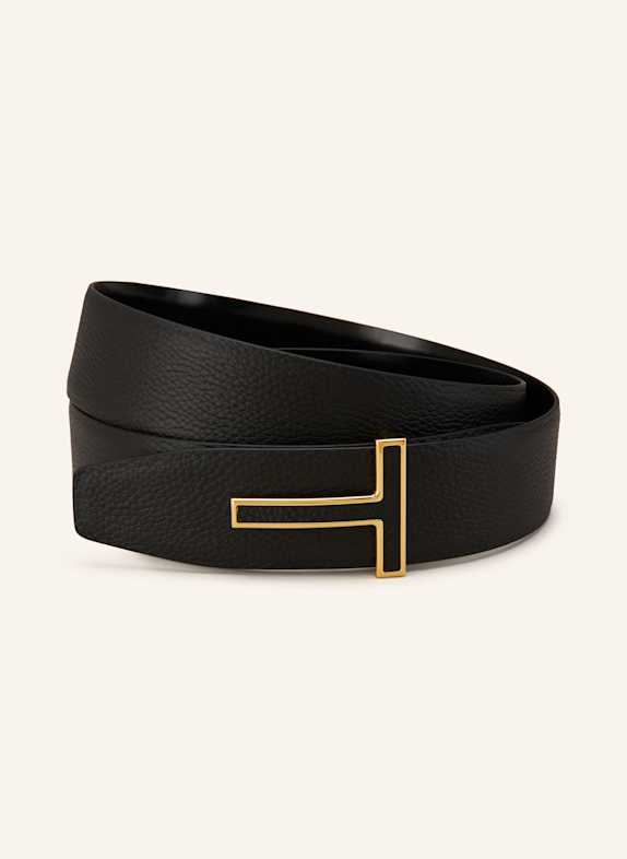 TOM FORD Ledergürtel zum Wenden SCHWARZ