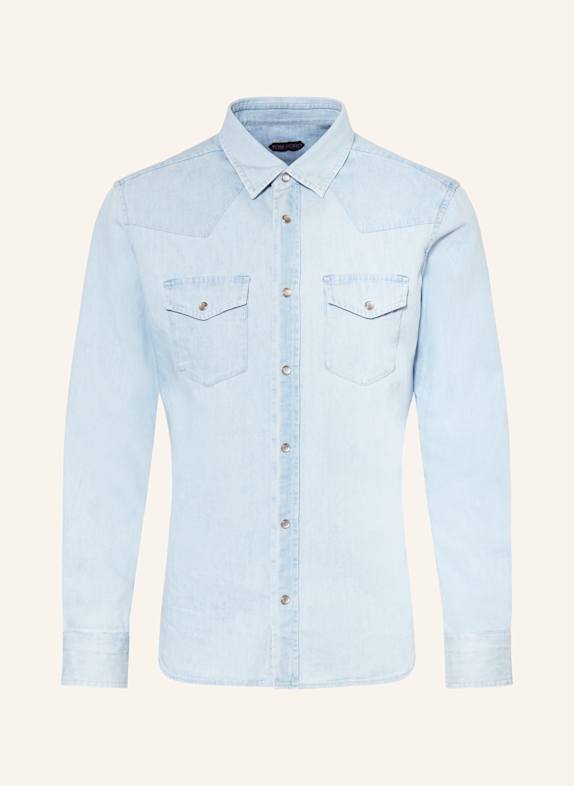 TOM FORD Shirt in denim look LIGHT BLUE