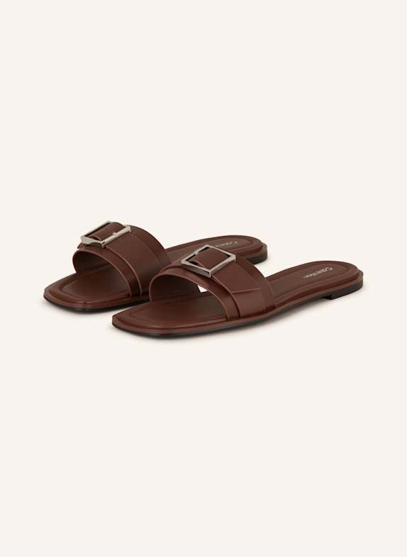 Calvin Klein Pantoletten DUNKELBRAUN