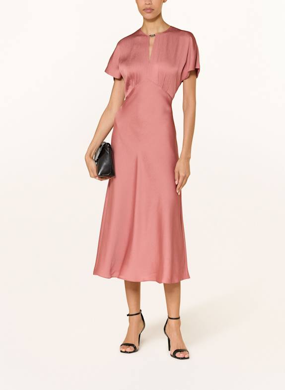 Calvin Klein Satin dress LIGHT ORANGE