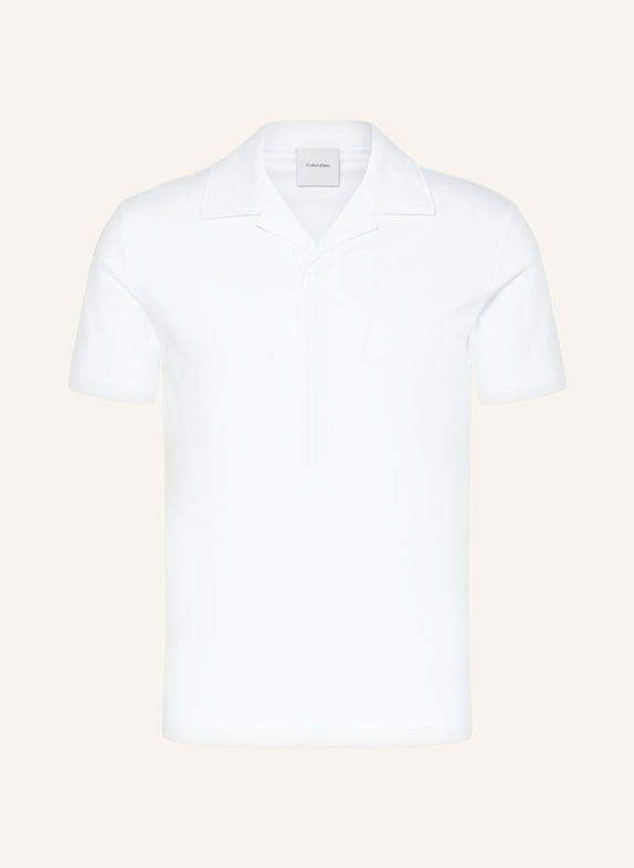 Calvin Klein Jersey-Poloshirt Slim Fit WEISS
