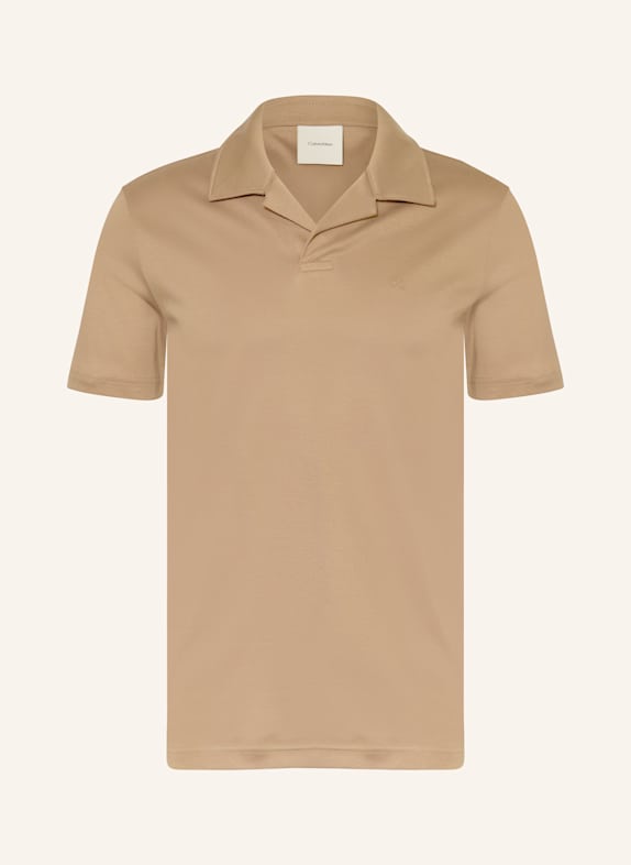 Calvin Klein Jersey-Poloshirt Slim Fit BRAUN