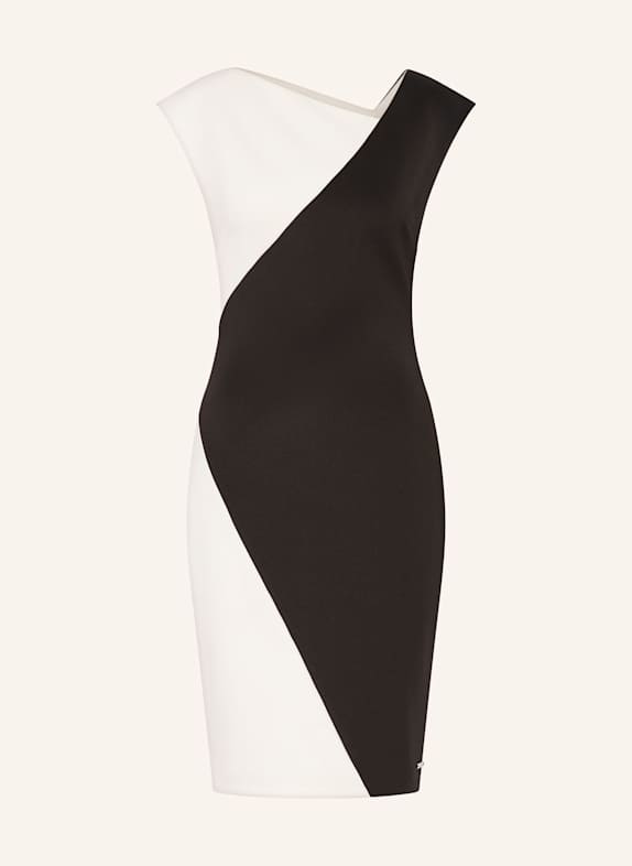 Calvin Klein Etuikleid SCHWARZ/ ECRU