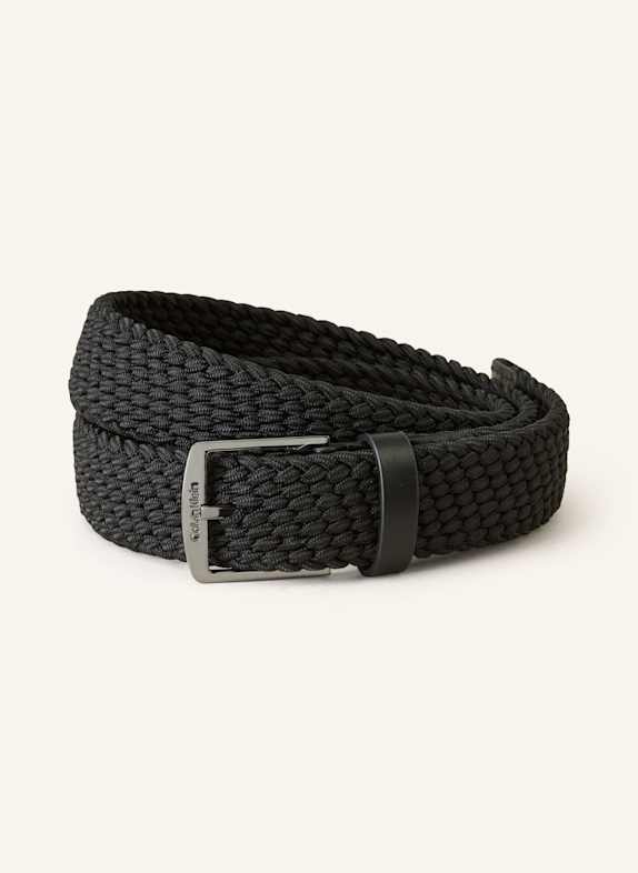Calvin Klein Flechtgürtel SCHWARZ