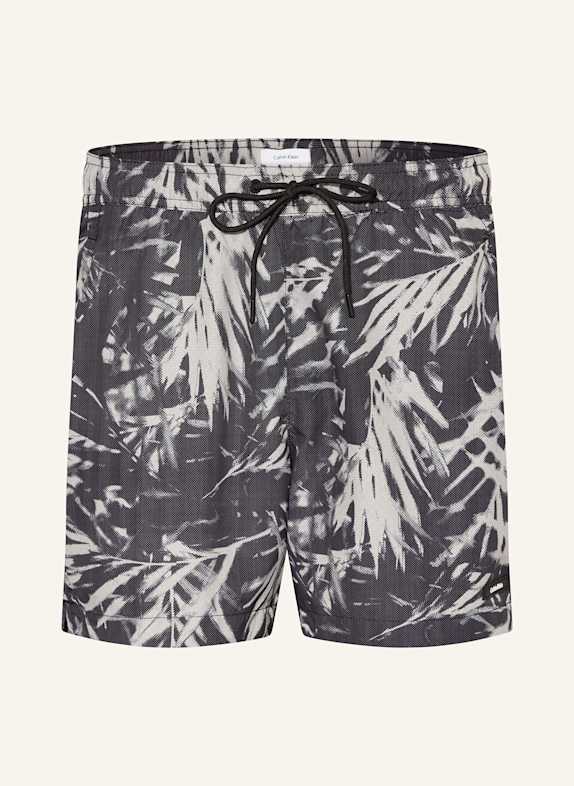 Calvin Klein Badeshorts CK ESSENTIALS DUNKELGRAU/ BEIGE