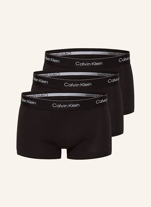 Calvin Klein 3er-Pack Boxershorts ICON COTTON STRETCH Low Rise SCHWARZ