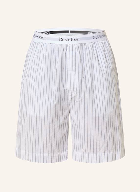 Calvin Klein Schlafshorts WEISS/ GRAU