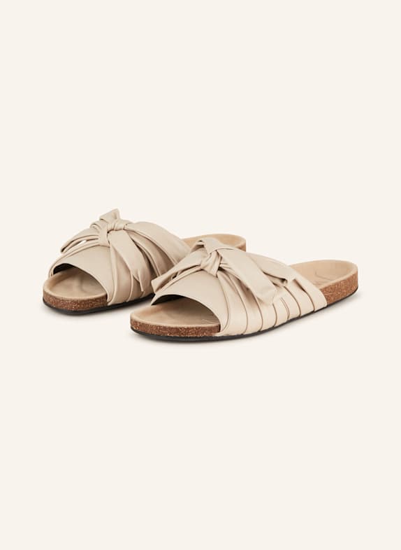 JW ANDERSON Pantoletten BOW FLAT CREME