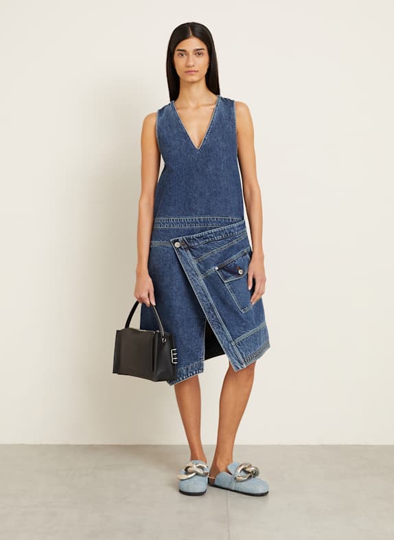 JW ANDERSON Jeanskleid DUNKELBLAU