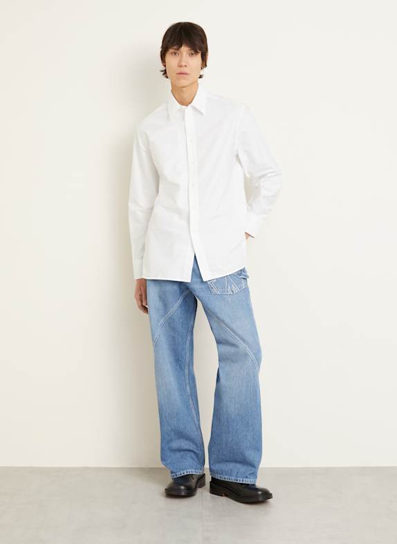 JW ANDERSON Oxford-overhemd Comfort Fit WIT
