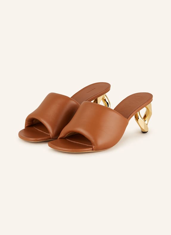 JW ANDERSON Mules CHAIN COGNAC