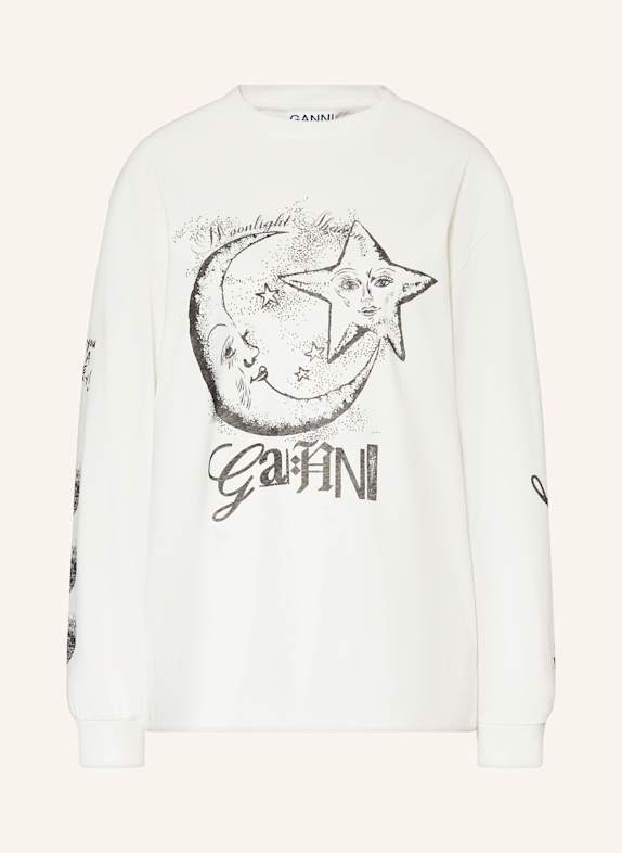 GANNI Long sleeve shirt ECRU