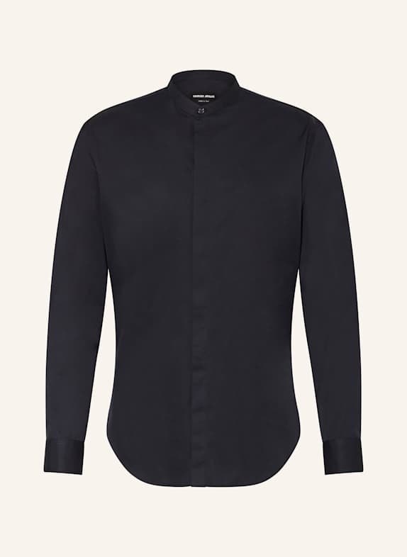 GIORGIO ARMANI Hemd Regular Fit DUNKELBLAU