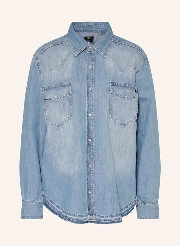 AG Jeans Bluzka jeansowa CASSIS NIEBIESKI