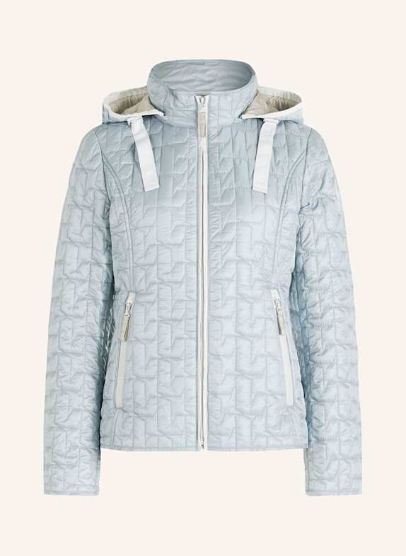 GIL BRET Steppjacke mit abnehmbarer Kapuze BLAUGRAU