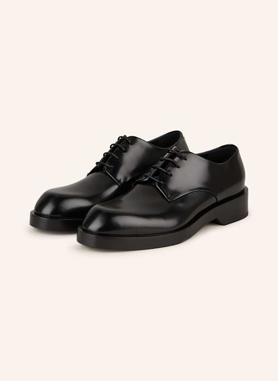 JIL SANDER Schnürer SCHWARZ