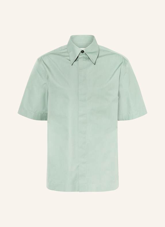 JIL SANDER Košile s krátkým rukávem SHIRT 131 Regular Fit SVĚTLE ZELENÁ