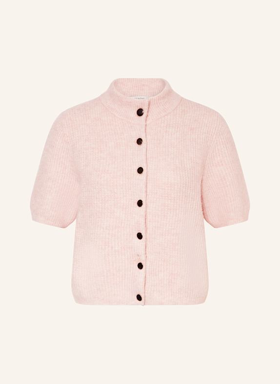 GESTUZ Strickjacke ALPHAGZ mit Alpaka ROSÉ